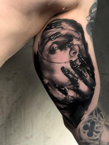 Custom House Tattoo